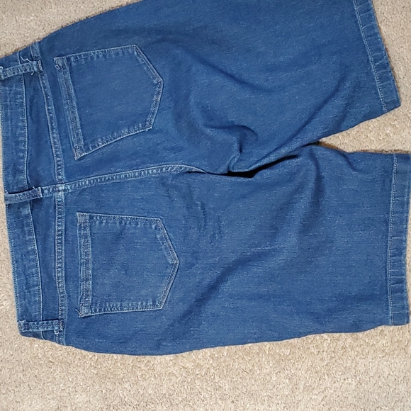 Riders Mid Rise Bermuda Shorts Size 8M Blue Denim - Picture 8 of 8